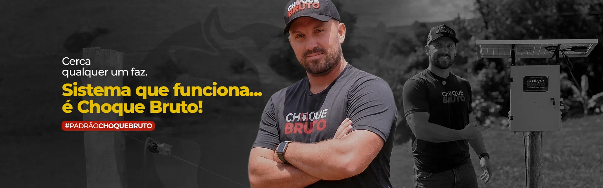 Energizador de cerca elétrica rural