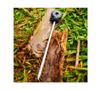 ISOLADOR GANCHO EXTRA LONGO 15CM PRETO