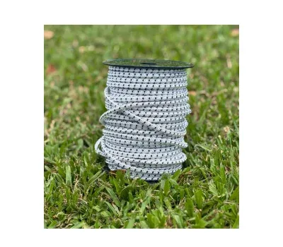 CORDA ELÁSTICA BUNGY PARA CERCA ELÉTRICA – ROLO 50MT